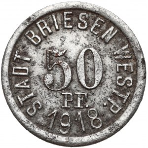 Wąbrzeźno (Briesen), 50 fenigów 1918