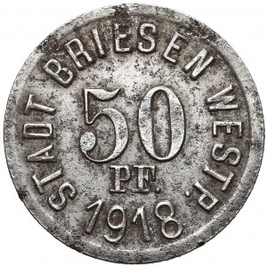 Wąbrzeźno (Briesen), 50 fenigów 1918