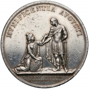Österreich, Leopold II. (HRR), Medaille SILBER 1791 (J. Vinazer)