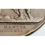 Austria, Leopold II - Holy Roman Emperor, Medal BRONZE 1791 (J. Vinazer)