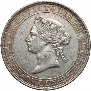 Hong Kong, Victoria, Dollar 1868
