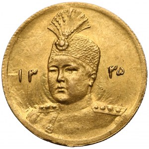 Iran, Ahmad Schah Kadschar, 5.000 Dinar = ½ Tumân 1917