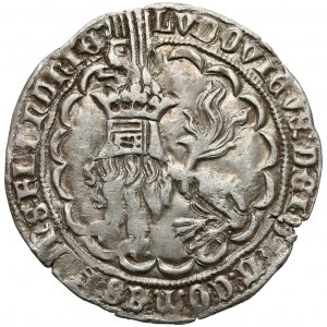 Belgia, Flandria, Ludwik von Male, Dwugrosz (1366-1384)