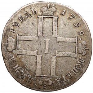 Russia, Paul I, Ruble 1799 CM - МБ, Petersburg