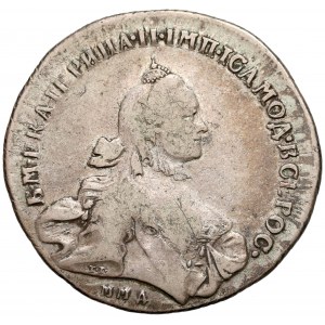 Russia, Catherine the Great, Ruble 1765 MMД - EI, Moscow