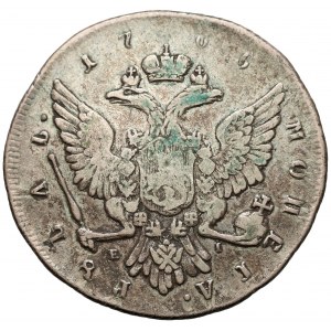 Russia, Catherine the Great, Ruble 1765 MMД - EI, Moscow