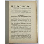 Wiadomości numizmatyczno-archeologiczne, 1924-1927 (4szt)