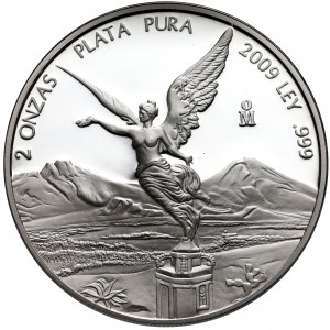 Mexico, Libertad - 2 oz fine silver 2009