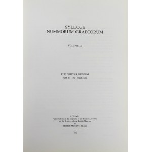 Sylloge Nummorum Graecorum, The Black Sea (1993r.)