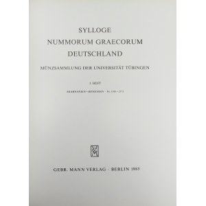 Sylloge Nummorum Graecorum, Tübingen: Akarnania-Bitynia (1985r.)