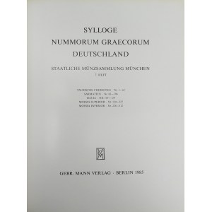 Sylloge Nummorum Graecorum, Monachium: Chersonez, Mezja... (1985r.)