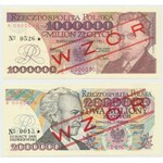 WZORY od 10 zł do 2 mln zł z lat 1979-92 - zestaw (17szt)