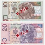 WZORY 10-200 złotych 1994 nr 1680/1865 - zestaw (5szt)