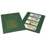 Banknoty PRL 10-200.000 złotych 1974-90 w folderze NBP (14szt)