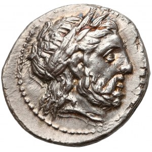 Macedonia, Filip II, Tetradrachma Amfipolis (323-315pne) - piękna
