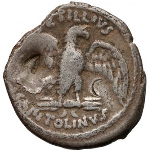 Petillius Capitoninus (43pne), Denar 