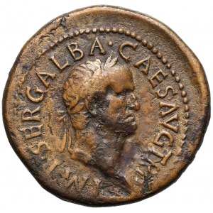 Galba, Sesterc Rzym (68-69) - Libertas