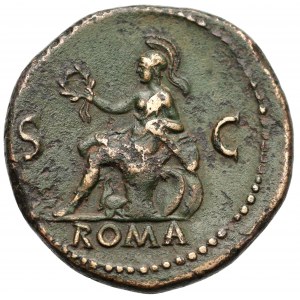 Neron, Dupondius Rzym (65r.) - Roma