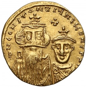 Bizancjum, Konstans II i Konstantyn IV (641-668), Solidus Konstantynopol