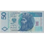 50 złotych 1994 - HA 4444444 - PMG 50 EPQ