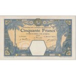 French West Africa, 50 Francs 1929 - PMG 45