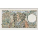 French West Africa, 5.000 Francs 1950 - PMG 63