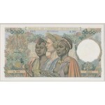 Francuska Afryka Zachodnia, 5.000 franków 1950 - PMG 63