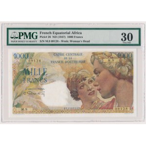 Französisch-Äquatorialafrika, 1.000 Franken (1947)