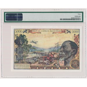 Äquatorialafrikanische Staaten, 5.000 Franken (1963) - PMG 40