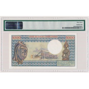 Central African Republic, 1.000 Francs (1974) - PMG 53