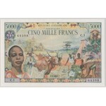 Central African Republic, 5.000 Francs 1980 - PMG 40