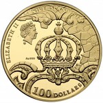 Polish Mint - Niue Island, GOLD Amber Room 2012