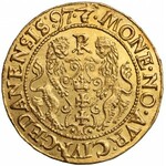 Zygmunt III Waza, Dukat Gdańsk 1597 - PIĘKNY 