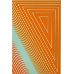 Richard Anuszkiewicz (1930 Erie - 2020 ), Triangulated Orange, 1977