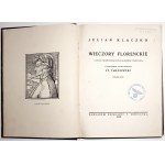 Klaczko J., WIECZORY FLORENCKIE, 1922