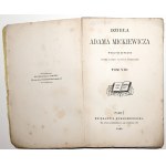 Mickiewicz A., DZIEŁA t.8, korespondencja, opis wydań Mickiewicza, 1880