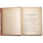 Niemcewicz J.U., DZIEŁA t.1, 1883 [powieści poetyczne, wiersze, Pukiel włosów ucięty]