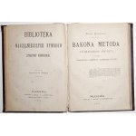 Wiszniewski M., [2w1] 1876 CHARAKTERY ROZUMÓW LUDZKICH & BAKONA METODA [tumaczenie natury] [Alchemik Sędziwój]