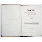 Beneveni F., ALGERBRA, 1859 [kwadraty i pierwiastki kwadratowe] [tablica]