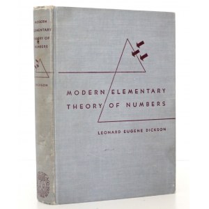 Dickson L.E., MODERN ELEMENTARY THERY OF NUMBERS, 1950