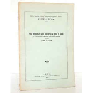 Fleszar A., PRÓBA MORFOGENEZY KARPAT, 1914 [Karpaty, Krosno, Strzyżów, Golców, Frysztak, Brzozów]