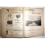 ŁOWIEC POLSKI 1930 ROCZNIK [Organ Polskiego Związku Stowarzyszeń Łowieckich] [ilustracje] rzadkie