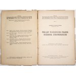 Marchwiński A., PHILOSOPHISCHE UND RECHTLICHE PUNKTE VON HIERONIM STROYNOWSKI, 1930
