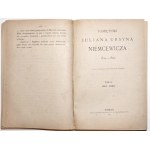 Niemcewicz J.U., PAMIĘTNIKI Juljana Ursyna NIEMCEWICZA, t.1-2, 1871