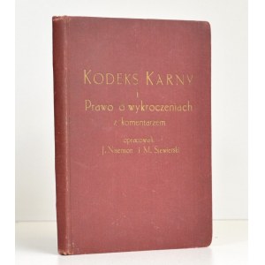 [Nisenson, Sierwierski], KODEKS KARNY i prawo o wykroczeniach, 1932