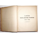 Prochaska A., LAUDA SEJMIKOWE, Lauda wiszeńskie 1673-1732, Lwów 1914