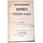 WISZNIEWSKI - HISTORYA LITERATURY POLSKIEJ t. 1-10 w 9 wol. [komplet]