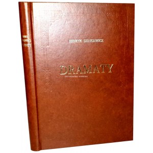 SIENKIEWICZ - DRAMATY edycja bibliofilska