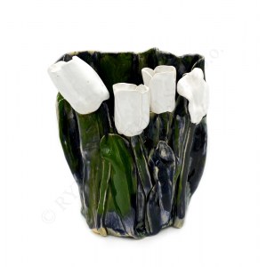 Krystyna Bącela, Wazon białe tulipany