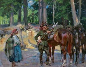 Kossak Wojciech, SPOTKANIE, lata 20. XX w.